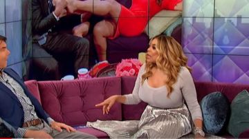 Alexander Wang Off White Long-Sleeve Bodysuit worn by Wendy Williams on The Wendy Williams Show August 9, 2019