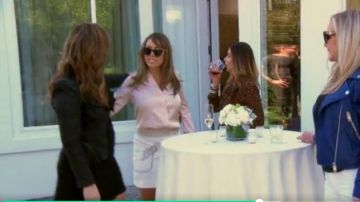 Ramy Brook Talia Rose Métallique porté par (Kelly Dodd) dans Le Real Housewives of Orange County (S14E02)