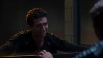 The black leather jacket worn by Christian (Miguel Herrán) in Elite Season 2