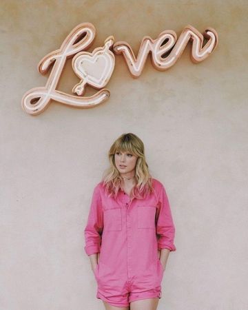 One Teaspoon Prophecy Jumpsuit worn by Taylor Swift Lover Album Promotional Photoshoot August 20, 2019