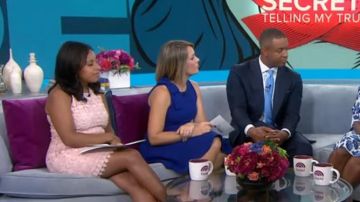 Eliza J Pink Dress worn by Sheinelle Jones on Today AUGUST 20, 2019