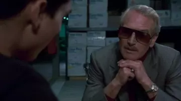 Reloj Rolex Datejust usado por Fast Eddie Felson (Paul Newman) como se ve en la película El color del dinero