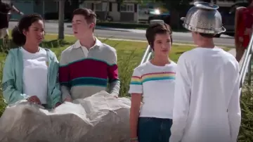 Elizabeth and James Lakota T Shirt worn by Andi Mack (Peyton Elizabeth Lee) in Andi Mack (S03E13)