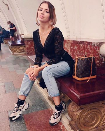 Calcetines perla de Mary Denigot en la cuenta de Instagram de @marydenigot