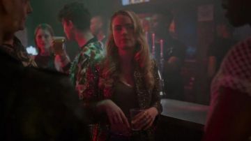 Zadig & Voltaire Verys Sequined Blazer worn by Ainsley Howard (Rebecca Rittenhouse) in Four Weddings and a Funeral (S01E07)