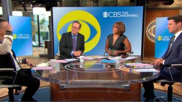 New york & company Black Floral col en v tendance de la Robe portée par Gayle King sur CBS, Ce Matin, le 21 AOÛT 2019