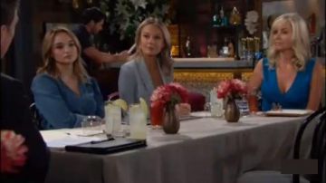 Diane von furstenberg Bleu Turquoise col en v tendance de la Robe portée par Ashley Abbott (Eileen Davidson) comme on le voit sur les Jeunes et Les Agités (S00E00) le 22 août 2019