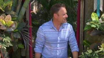 Scotch & Soda Blue Horizontal Stripe Shirt worn by Himself - Host (Chris Harrison) in Bachelor in Paradise (S06E6)