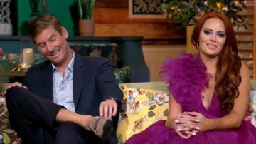 Marchesa Tulle Panel Evening Gown Purple worn by (Kathryn Dennis) in Southern Charm (S06E15)