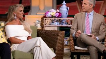 Lela Rose Off-the-shoulder wool-blend cady White jumpsuit worn by (Madison LeCroy) in Southern Charm (S06E15)