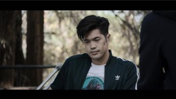 The black jacket Adidas worn by Zach Dempsey (Ross Butler) in the series, 13 Reasons Why (s03e02)
