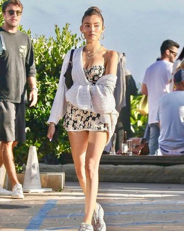 Nike Air Force 1 '07 Sneaker worm by Madison Beer Nobu August 25, 2019