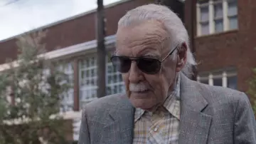 Black aviator sunglasses worn by Shrinking Car Owner (Stan Lee) in Ant-Man and the Wasp