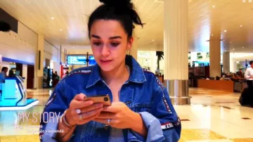 La veste en jean de Jazz Correia dans JLC Family