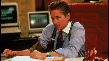 Tirantes usados por Gordon Gekko (Michael Douglas) en Wall Street