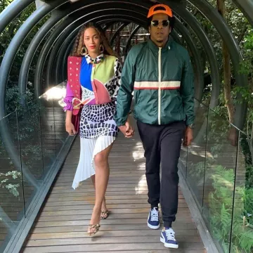 Court shoes leopard Beyoncé on the account instagram of @beyonce