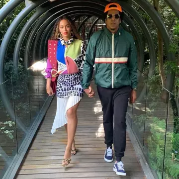 Les escarpins léopard de Beyoncé sur le compte instagram de @beyonce