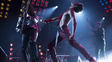 Red leather pants worn by Freddie Mercury (Rami Malek) in Bohemian Rhapsody