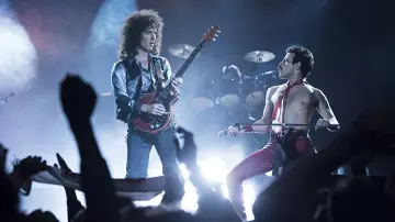 jacket Adidas Originals vintage orange Brian May (Gwilym Lee) in Bohemian Rhapsody | Spotern