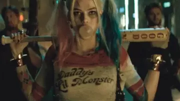 "Daddy's Lil Monster" T-shirt worn by Harley Quinn (Margot Robbie) in Suicide Squad