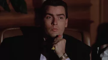 Cartier Panthere Watch worn by Bud Fox (Charlie Sheen) in Wall Street