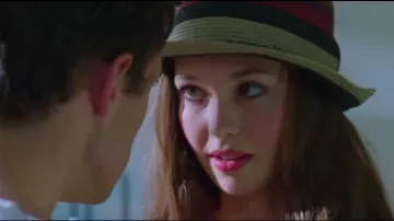 Striped Design Fedora Hat with Multi-Colo worn by Barlow (Juliet Doherty) in High Strung: Free Dance
