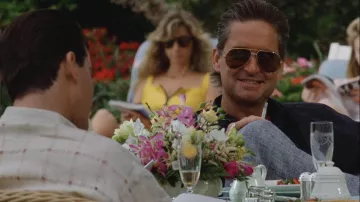 Premiere de Cartier Sunglasses worn by Gordon Gekko (Michael Douglas) in Wall Street