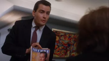 Fortune Magazine used by Bud Fox (Charlie Sheen) in Wall Street