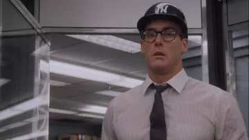 New York Yankees replica helmet used by Marvin (John C. McGinley) in Wall Street