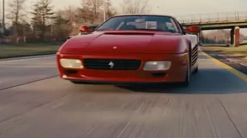 Ferrari Testa Rossa driven by Jordan Belfort (Leonardo DiCaprio) in The Wolf of Wall Street