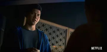 Poly Cotton Fleece Hoodie worn by Kai Jin (Iko Uwais) in Wu Assassins