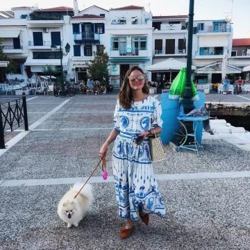 La mangue Noeud en Cuir Chaussures en Cuir portés par Olivia Palermo Instagram Pic 27 août 2019