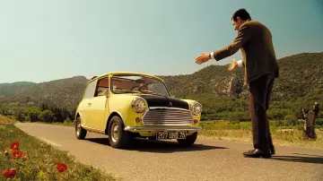 Mini Cooper of Mr. Bean (Rowan Atkinson) in Mr. Bean's Holiday