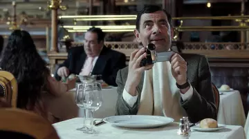 Sony Handycam used by Mr. Bean (Rowan Atkinson) in Mr. Bean's Holiday