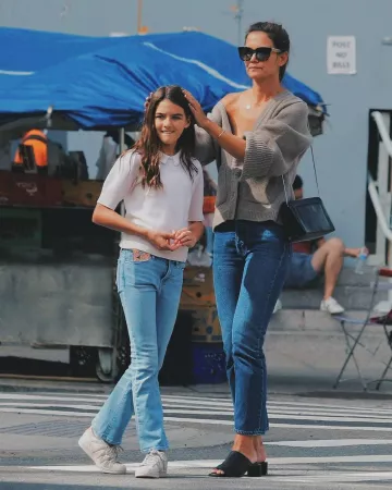 3.1 Phillip Lim Alix Shoulder Bag worn by Katie Holmes New York August 27, 2019