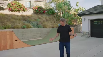 Blue denim Pant worn by Tony Hawk in 73 Questions With Tony Hawk | Vogue