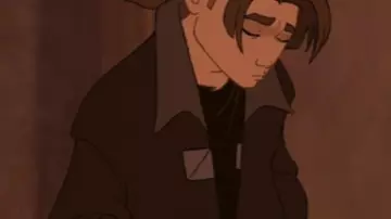 The jacket in the roast of Jim Hawkins (Joseph Gordon-Levitt) in treasure Planet : a new universe