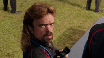 Sony Xperia smartphone used by Eddie (Peter Dinklage) in Pixels