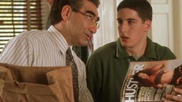 Hustler Magazine utilizado por Jim Levenstein (Jason Biggs) en American Pie