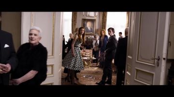 The plaid dress Gingham worn by Charlotte Montrose (Laura Berlin) in the film Ruby Red
