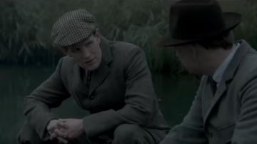 Premium Mélange de Laine Plat Classique de LIERRE newsboy Collection de Chapeau porté par les de Philip, Duc d'Édimbourg (Matt Smith) dans La Couronne (S03)