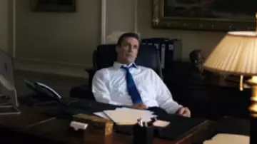 White Shirt worn by Jon Hamm in THE REPORT Trailer (2019) Adam Driver, Amazon Prime Drama Series