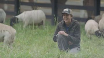Grey Hoodies worn by (Molly Chester) in The Biggest Little Farm