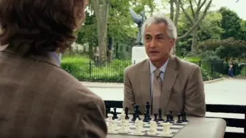 Beige Blazer worn by The Man (David Strathairn) in An Interview with God