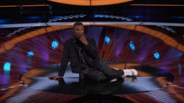 Chaqueta velospeed de cuero usada por Jamie Foxx en Beat Shazam (S02E05) junio, 26 2018
