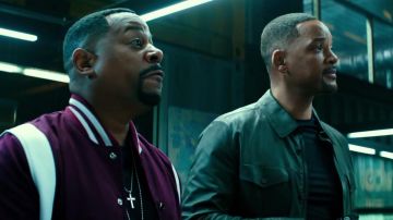 Lisse veste en cuir portés par le Détective Mike lowrey chargé (will Smith) dans Bad Boys pour la Vie