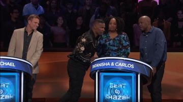 Skinny fit stretch jean usado por Jamie Foxx en Beat Shazam (S02E05) junio, 19 2018