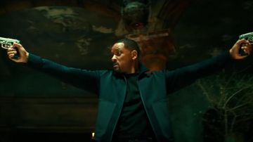 Veste noire porté par le Détective Mike lowrey chargé (will Smith) dans Bad Boys pour la Vie