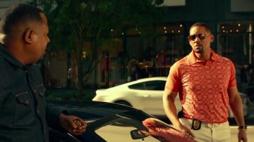 Salvatore ferragamo ceinture en cuir usé par le Détective Mike lowrey chargé (will Smith) dans Bad Boys pour la Vie