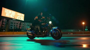 2018 Harley Davidson Softail utilisé par le Détective Mike lowrey chargé (will Smith) dans Bad Boys pour la Vie